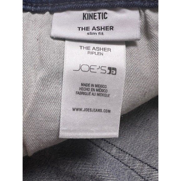 Joes Jeans The Asher Slim Fit Kinetic Denim Men‎ Size 40 NWT - Picture 11 of 13
